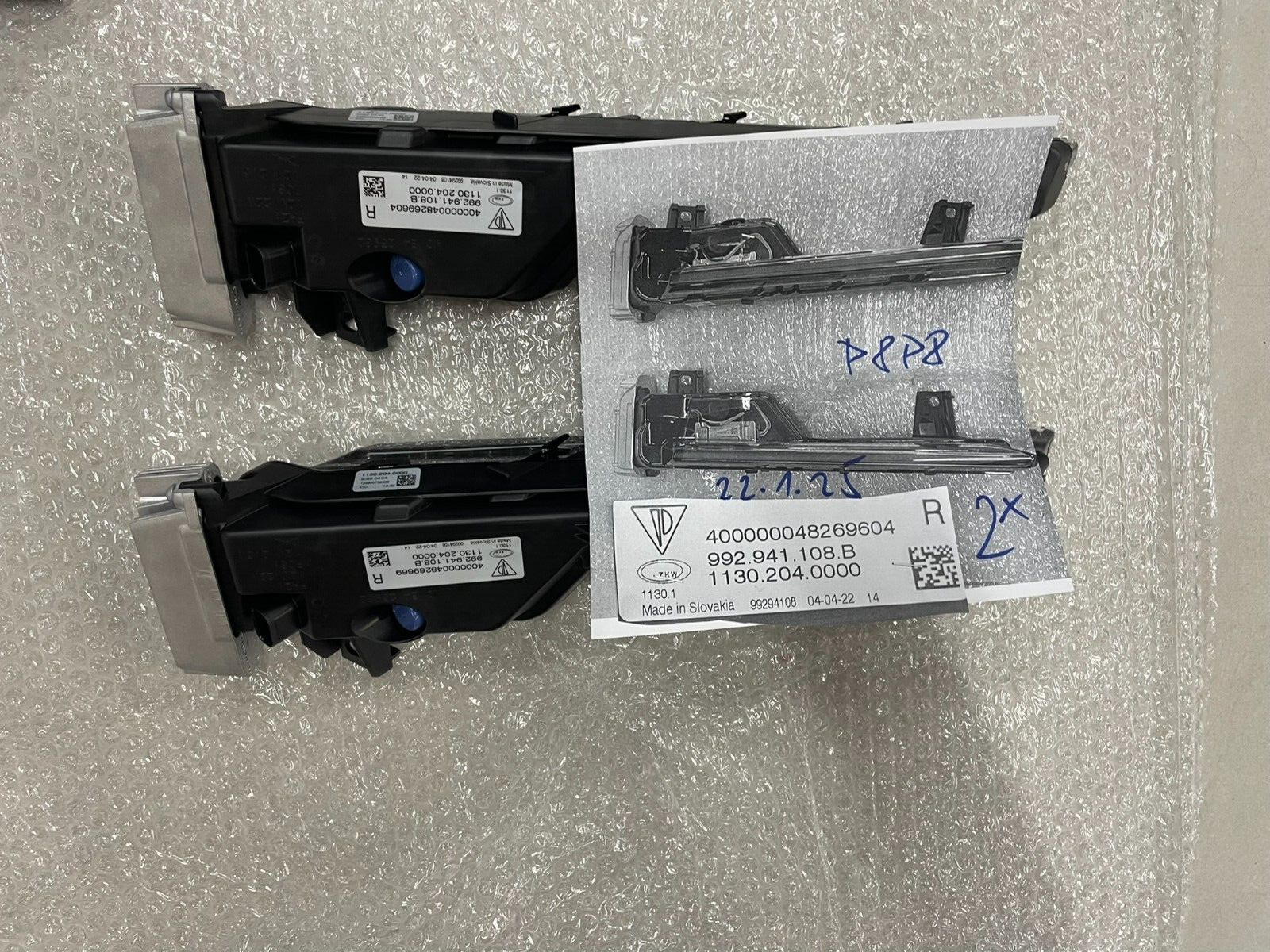 PORSCHE 911 992 LED TAG FAHRLICHT DAY LIGHT 992941108B NEU ORIG. PORSCHE TEIL ! - Obrázek 11