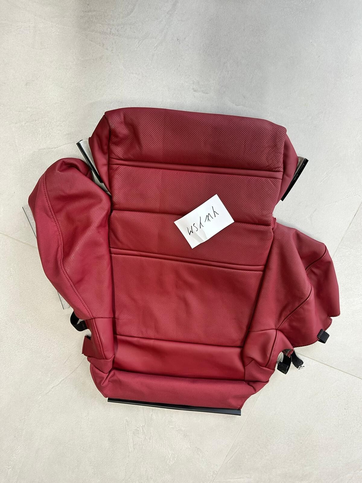 PORSCHE CAYENNE 9Y SITZBEZUG SPORT SITZ LEDER ROT 9Y0881406AM OG6 ORIG.NEU!!! - Obrázek 14