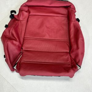 PORSCHE CAYENNE 9Y SITZBEZUG SPORT SITZ LEDER ROT 9Y0881406AM OG6 ORIG.NEU!!!