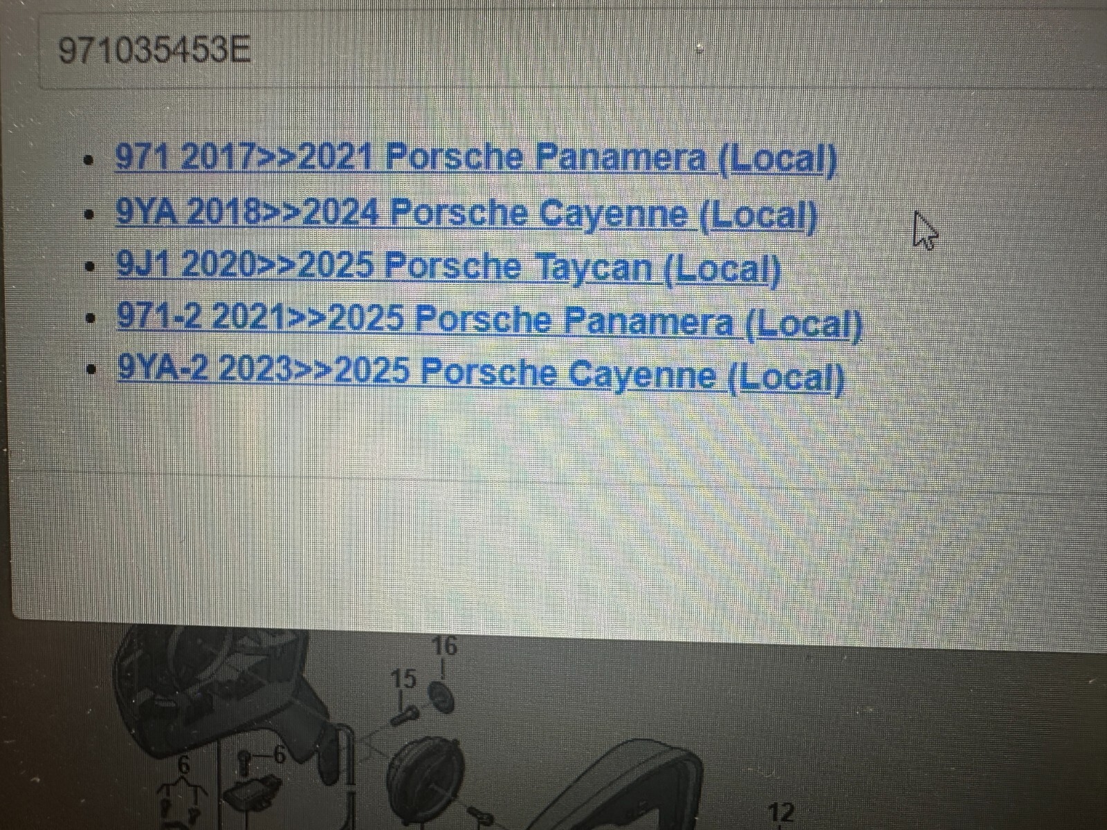 PORSCHE CAYENNE PANAMERA TAYCAN BURMESTER LAUTSPRECHER 971035453E ORIG.NEU TEIL - Obrázek 5