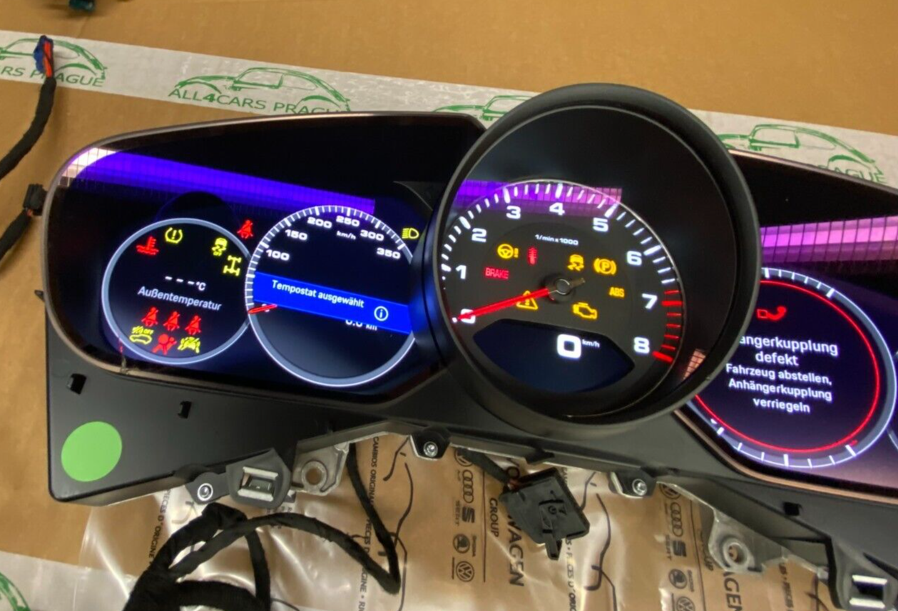 PORSCHE CAYENNE S TACHO KOMBIINSTRUMENT VIRTUAL COCKPIT 9Y0920855M ORIG.NEU!!(2) - Obrázek 19