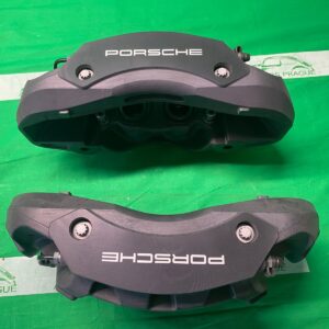 PORSCHE CAYENNE SCHEIBENBREMSZANGE VORNE RECHTS + LINKS SCHWARZ ORIG.NEU!!