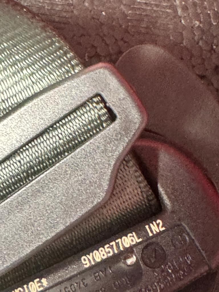 PORSCHE CAYENNE SICHERHEITS GURTEN SEATBELTS 9Y0857705L - 9Y0857706L -ORIG.NEU - Obrázek 12