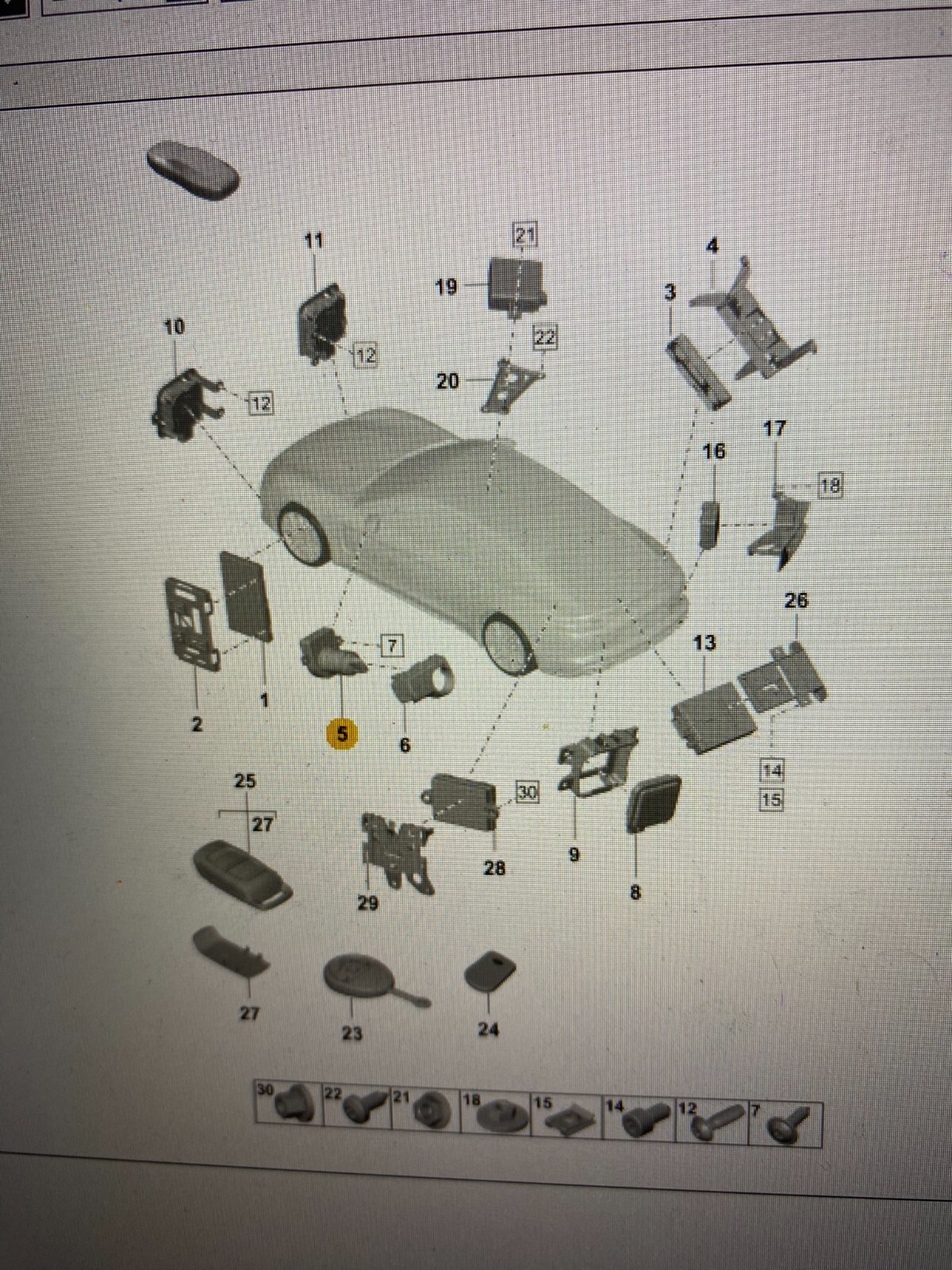 PORSCHE PANAMERA 2021-- ZÜNDANLASSSCHALTER 971905865C ORIGINAL NEU!!! - Obrázek 10