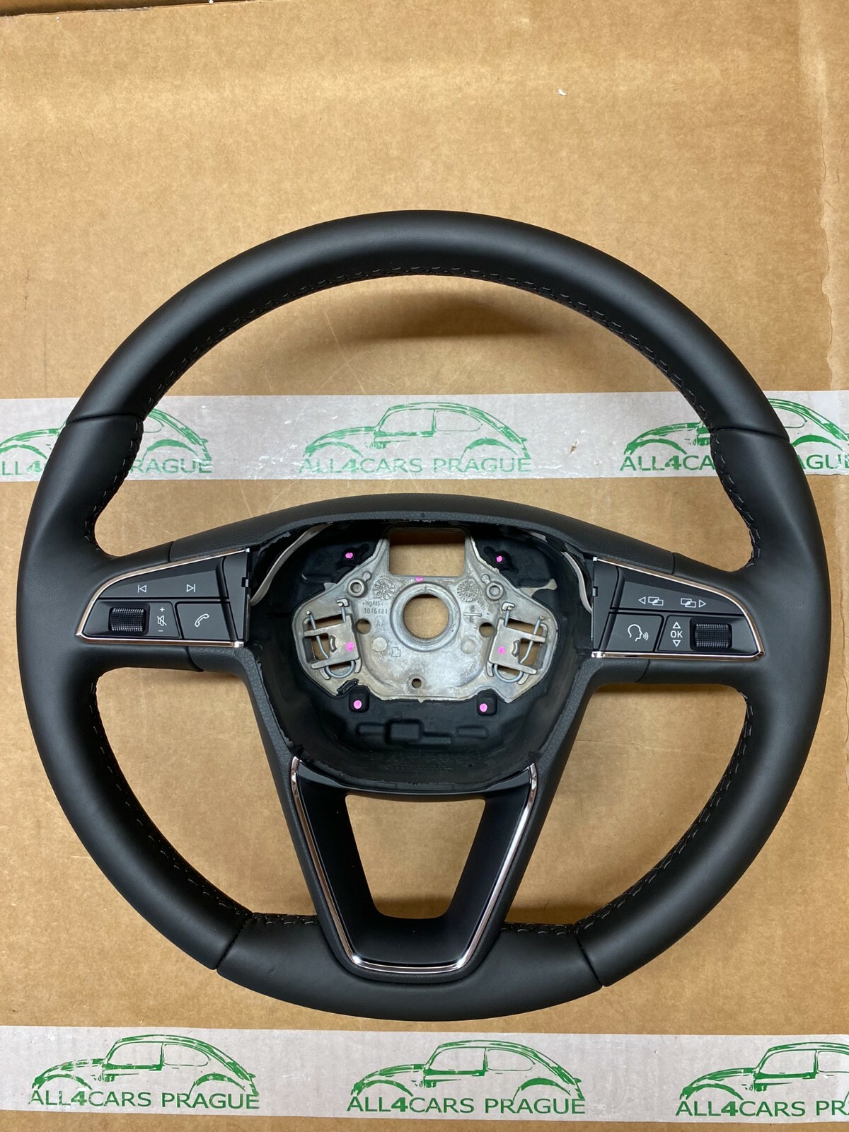 SEAT (CUPRA) LENKRAD LEDERLENKRAD BEDIENELEMENTE 5F0419091L ORIGINAL NEU!!!