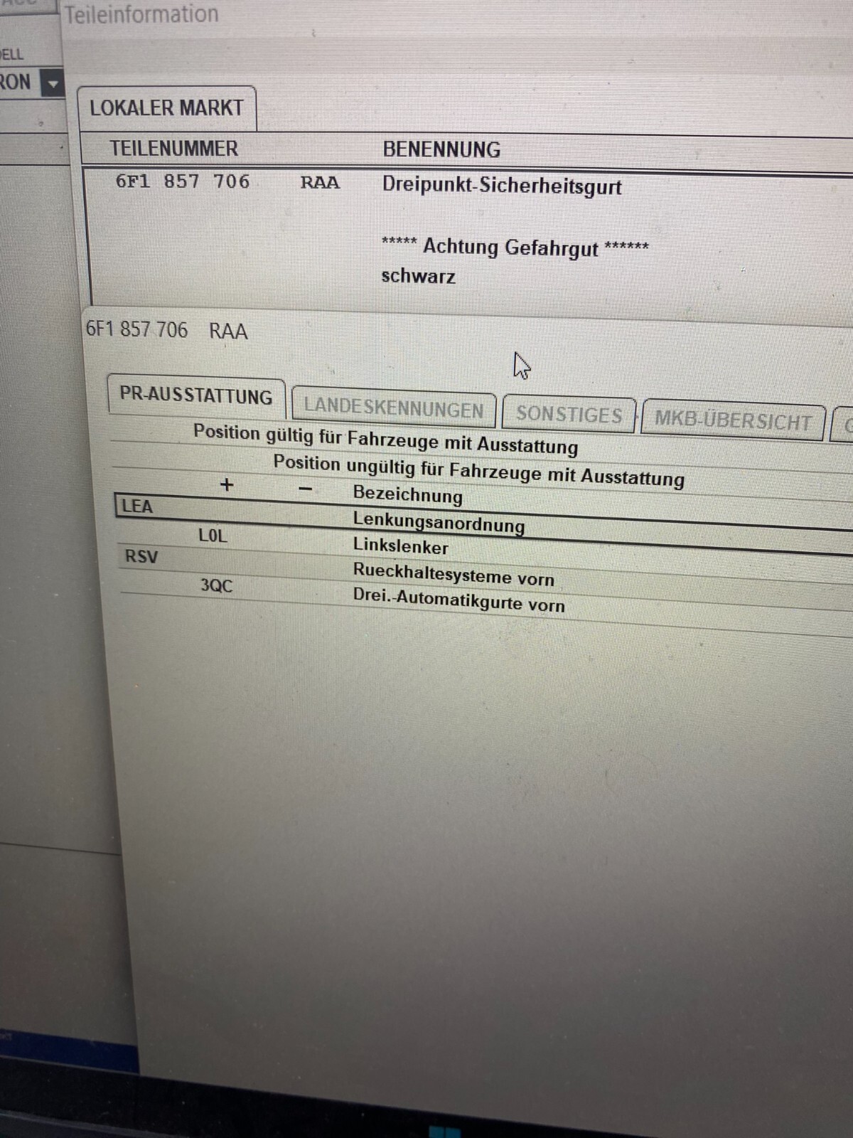 SEAT IBIZA SEAT ARONA SICHERHEITSGURTEN 6F1857705 + 6F1857706 SEATBELTS ORIG NEW - Obrázek 11