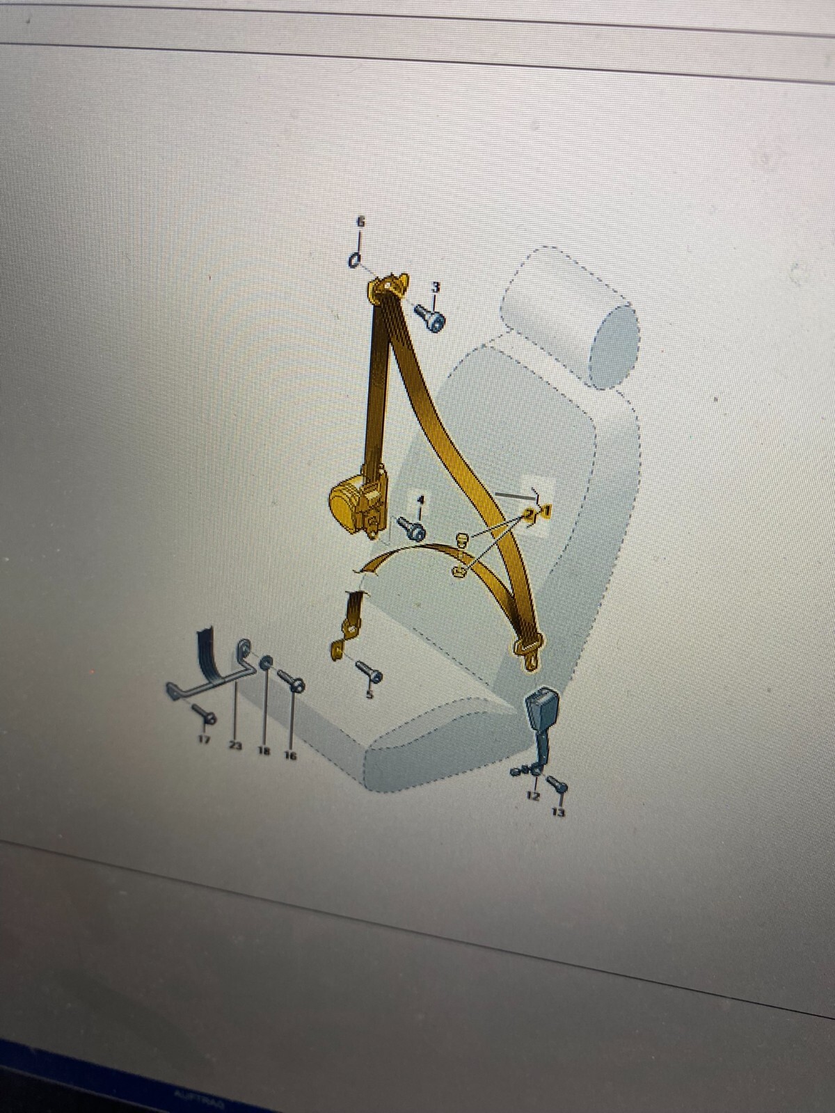 SEAT IBIZA SEAT ARONA SICHERHEITSGURTEN 6F1857705 + 6F1857706 SEATBELTS ORIG NEW - Obrázek 10