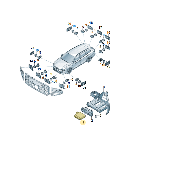 SEAT LEON FORMENTOR TERAMAR STEUERGERÄT PARKASISTENT EINPARKHILFE PLA 5QS919300D - Obrázek 4