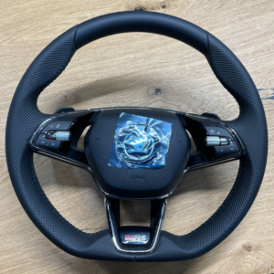 ŠKODA LENKRAD LEDER SPORT TIPTRONIC MIT RS LOGO COMPLET 5E3419093P + 6VA880201