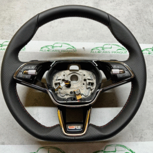 ŠKODA OCTAVIA IV RS LENKRAD DSG BEHEIZT MULTIFUNKTION ABGEFLACHT 5E3419093AM NEU