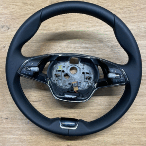 ŠKODA OCTAVIA SUPERB SCALA FABIA ...LENKRAD LEDER MULTIFUNKTIONS 5E3419093A NEU