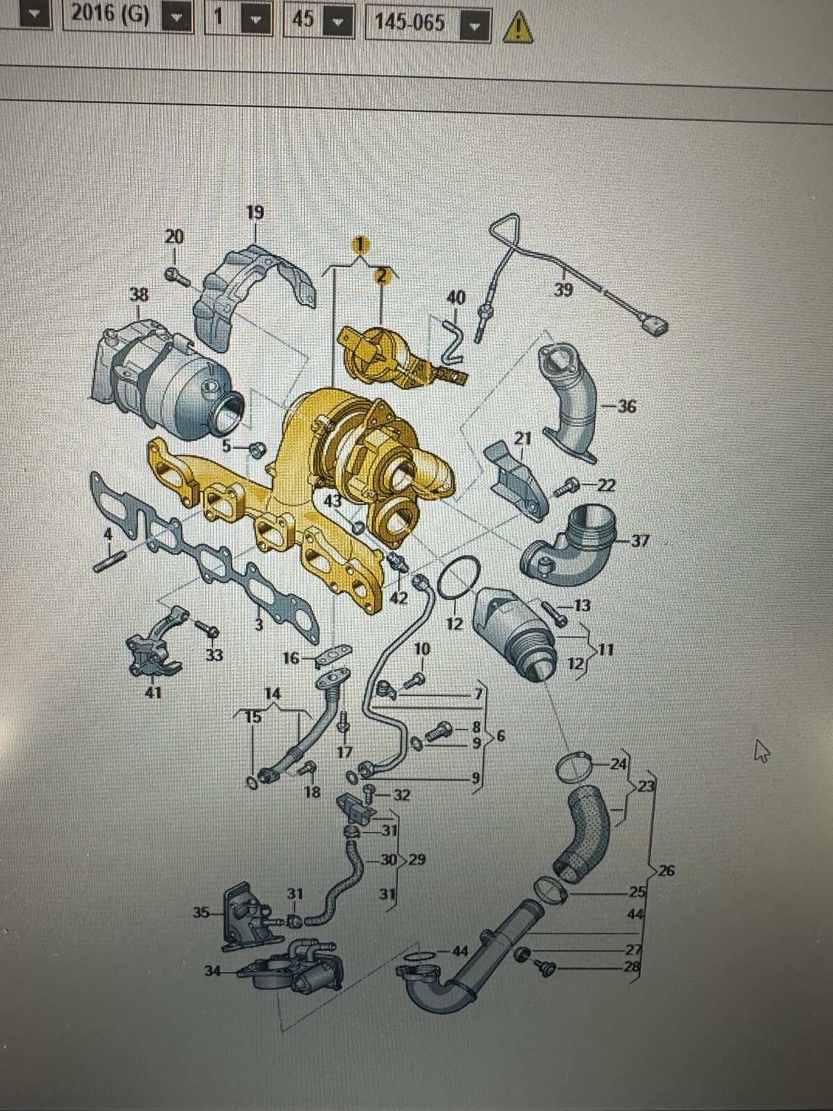 TURBO VOLKSWAGEN SKODA 2,0 TDI DIESEL TURBOLADER 04L253019P 04L253020P ORIG.NEU - Obrázek 16