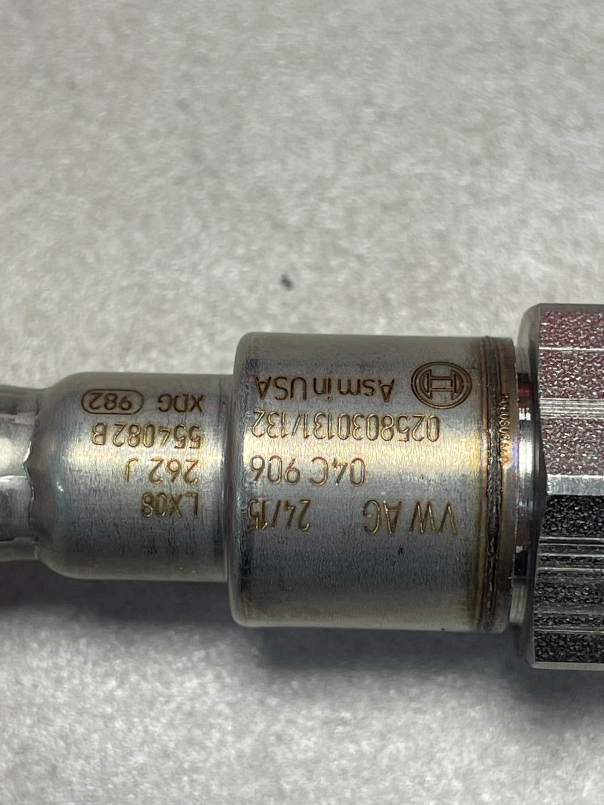 VOLKSWAGEN LAMBDASONDE 04C906262J REGEL SONDE ORIGINAL VW TEIL - NEU 04C906262J - Obrázek 3