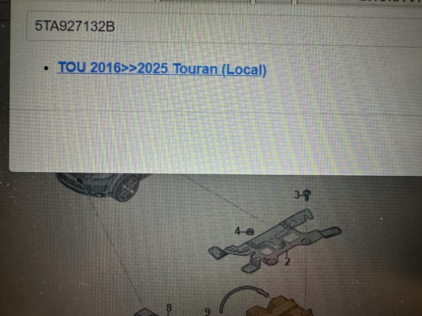 VOLKSWAGEN TOURAN 5T MEHR FACH SCHALTER 5TA927132B FAST NEU DEM.VOM TEST WAGEN.. - Obrázek 5