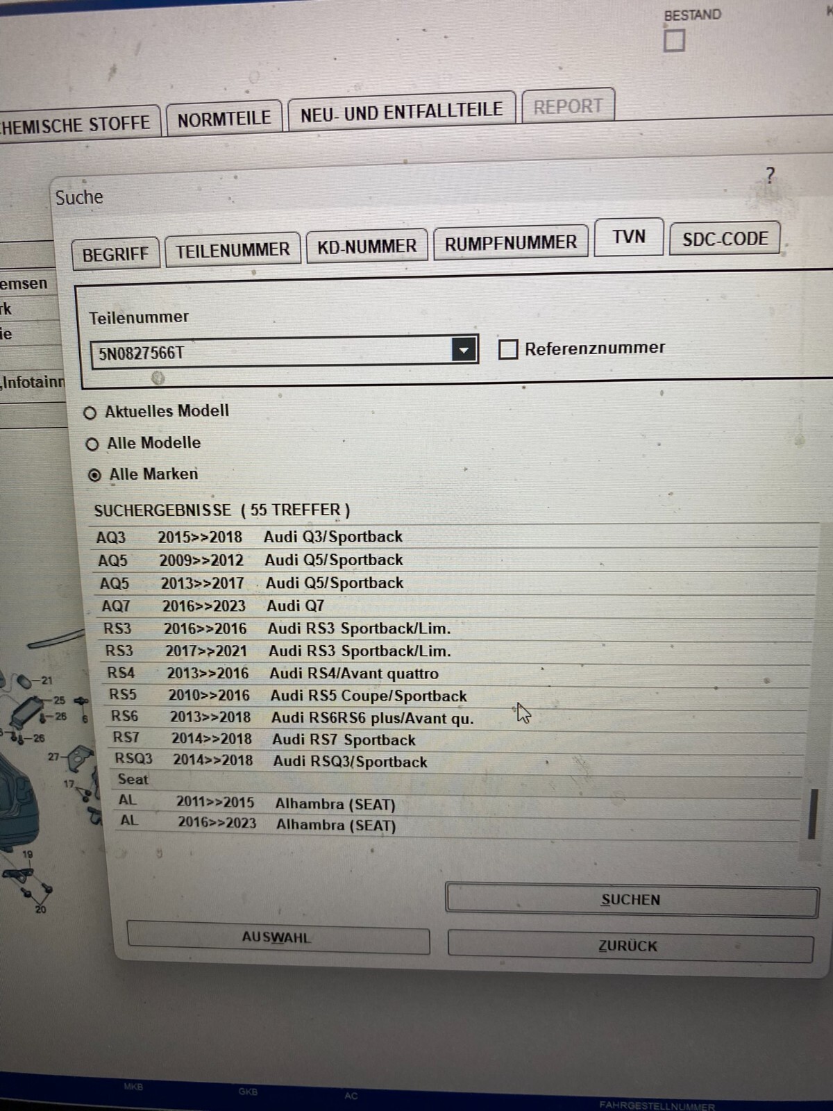 VW AUDI SEAT SKODA DRUCKTASTER KLAPPENSCHLOSS BETÄTIGUNG HECKKLAPPE ORIG.NEU!!! - Obrázek 22