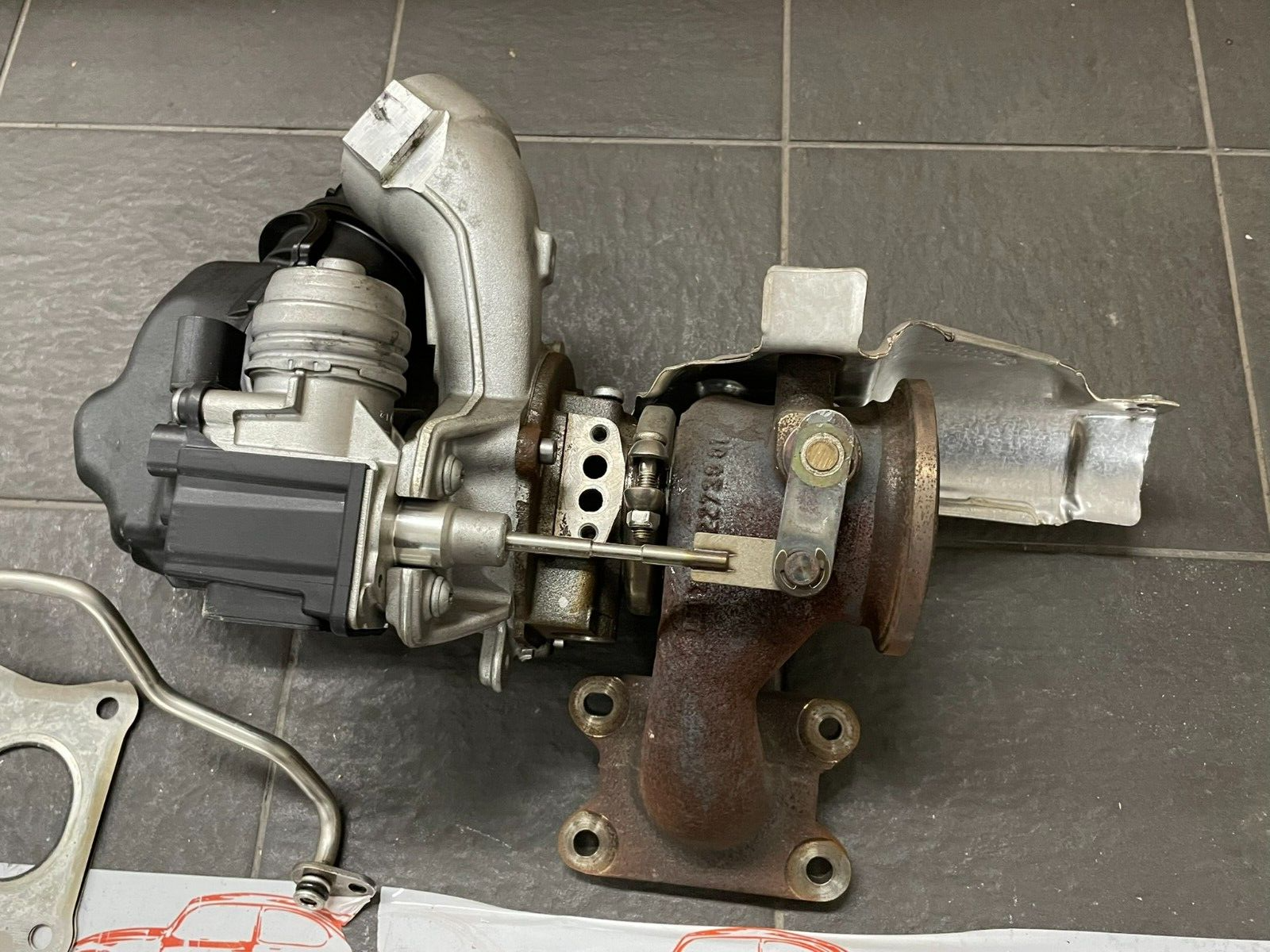 VW AUDI TURBO LADER 1.4 TSI ABGASTURBOLADER 04E145704P = 04E145721B TEST WAGEN - Obrázek 11