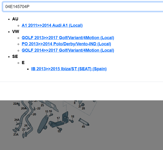 VW AUDI TURBO LADER 1.4 TSI ABGASTURBOLADER 04E145704P = 04E145721B TEST WAGEN - Obrázek 6