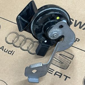 VW FANFARE SIGNALHORN 1K0951223A 5C0951223C Fast Neu demont  v Test Wagen Orig.!