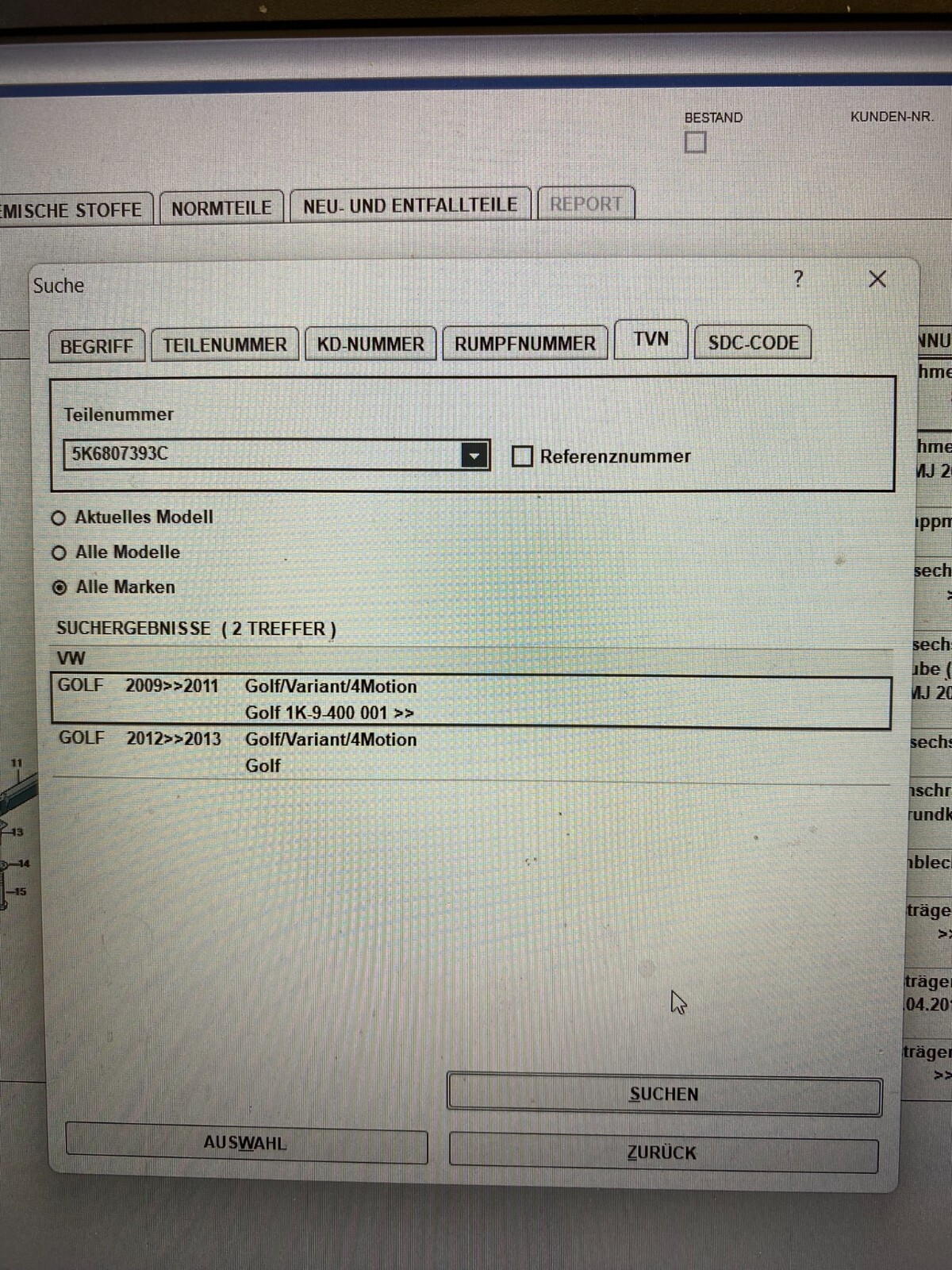 VW GOLF 2009-2013 FUHRUNGSPROFIL LINKS HINTEN 5K6807393C ORIG.NEU!! - Obrázek 6