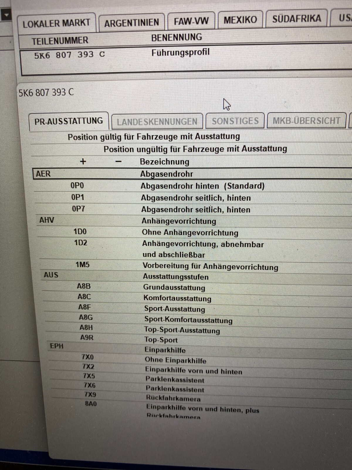 VW GOLF 2009-2013 FUHRUNGSPROFIL LINKS HINTEN 5K6807393C ORIG.NEU!! - Obrázek 8