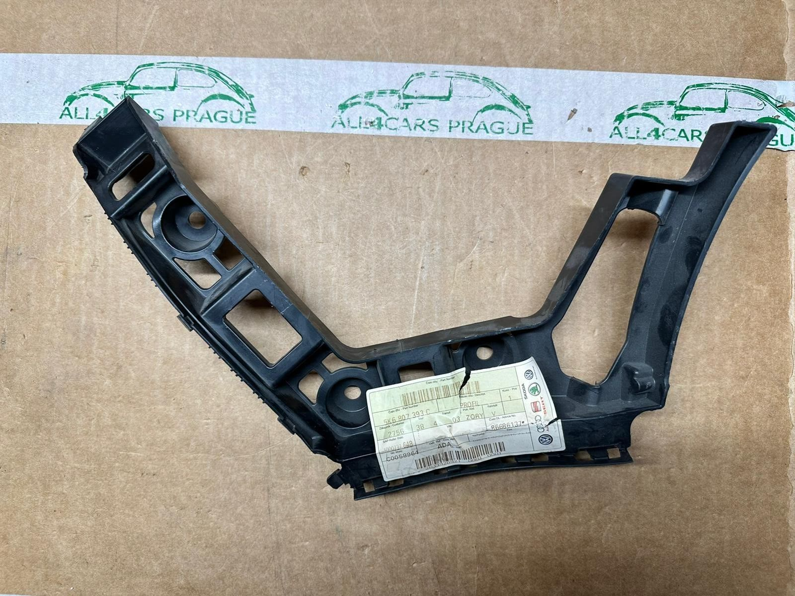 VW GOLF 2009-2013 FUHRUNGSPROFIL LINKS HINTEN 5K6807393C ORIG.NEU!!