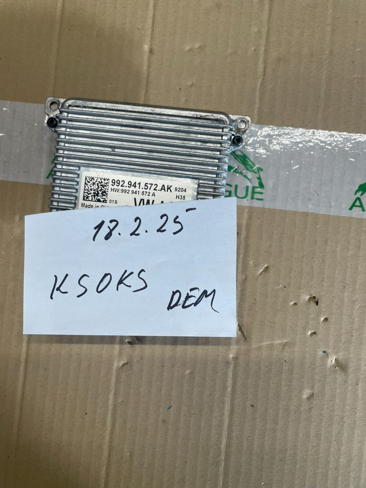 VW GOLF SEAT LEON FORMENTOR SCHEINWERFER STEUERGERÄT 992941572AK TEST CAR DEMONT - Obrázek 13