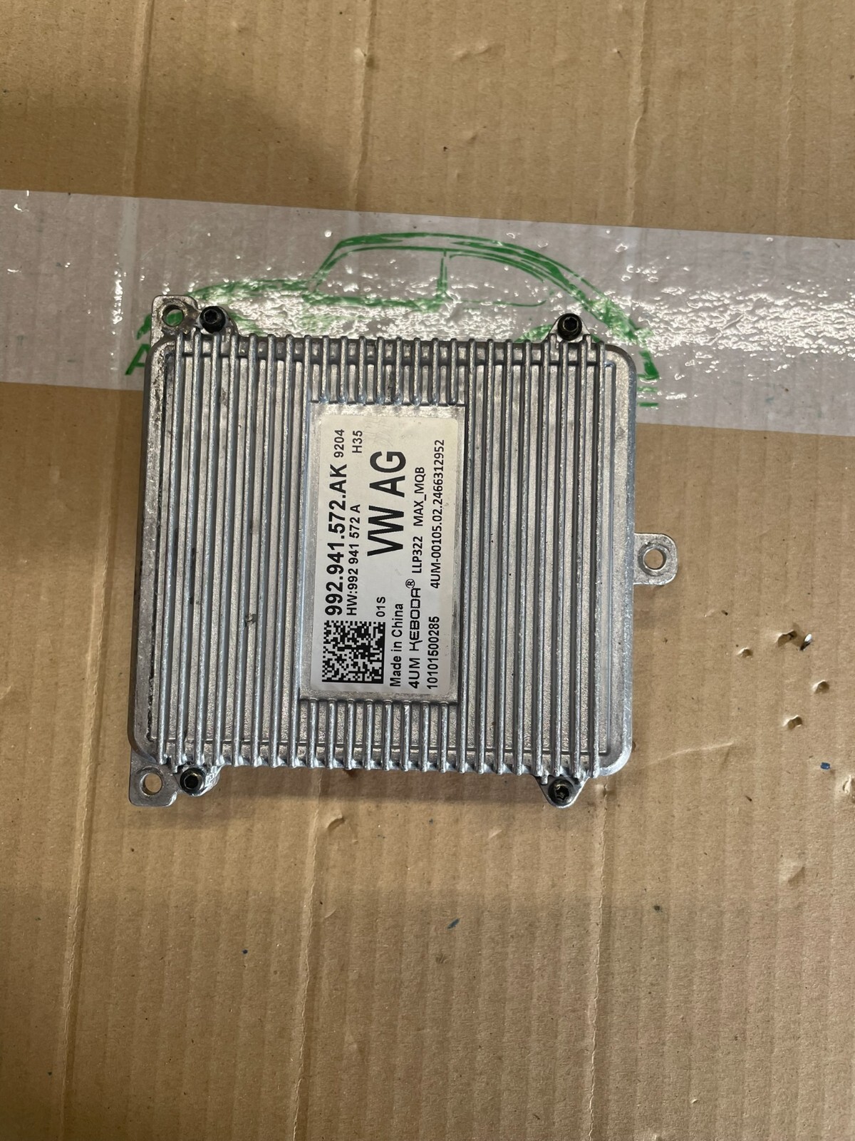 VW GOLF SEAT LEON FORMENTOR SCHEINWERFER STEUERGERÄT 992941572AK TEST CAR DEMONT - Obrázek 8