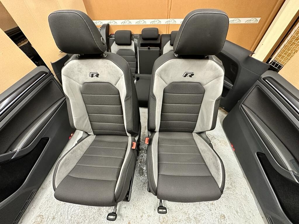VW GOLF VII DREITÜRIG R-LINE KOMPLETT SITZEN SITZAUSSTATTUNG+TAPISSERIE TEST CAR - Obrázek 4