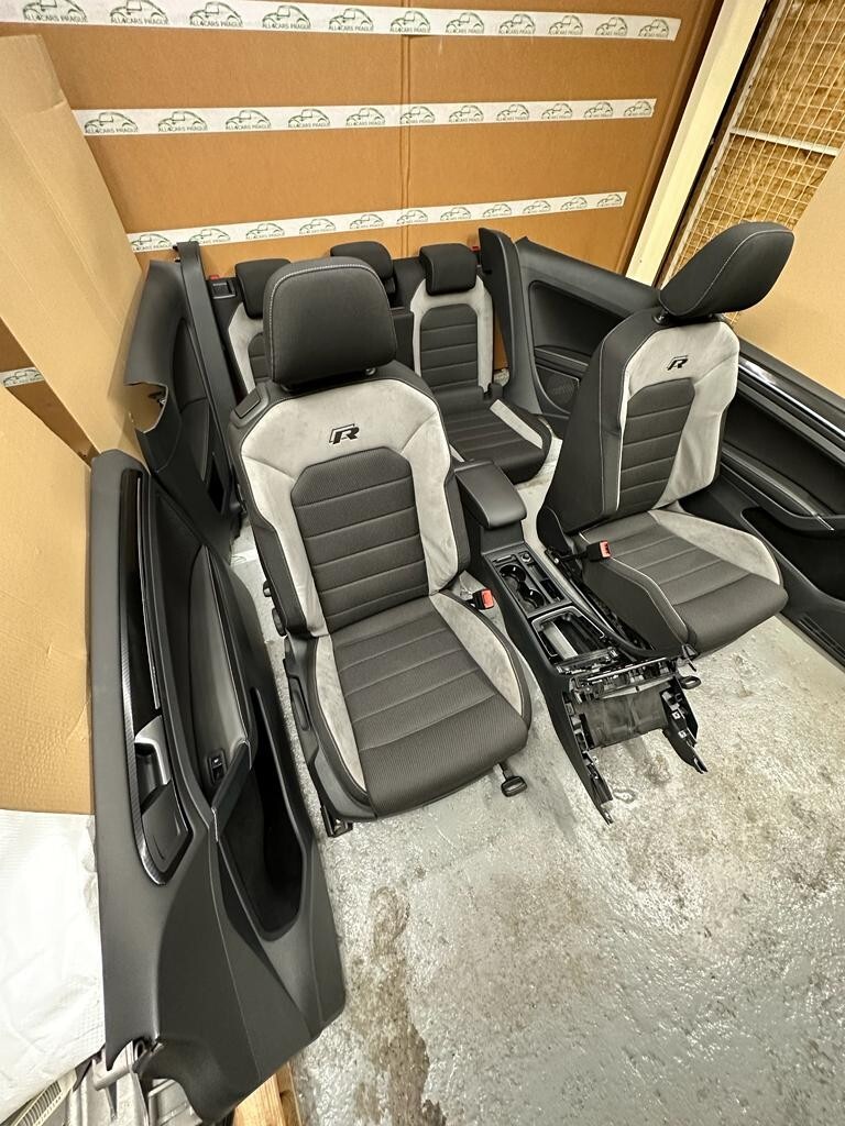 VW GOLF VII DREITÜRIG R-LINE KOMPLETT SITZEN SITZAUSSTATTUNG+TAPISSERIE TEST CAR - Obrázek 5