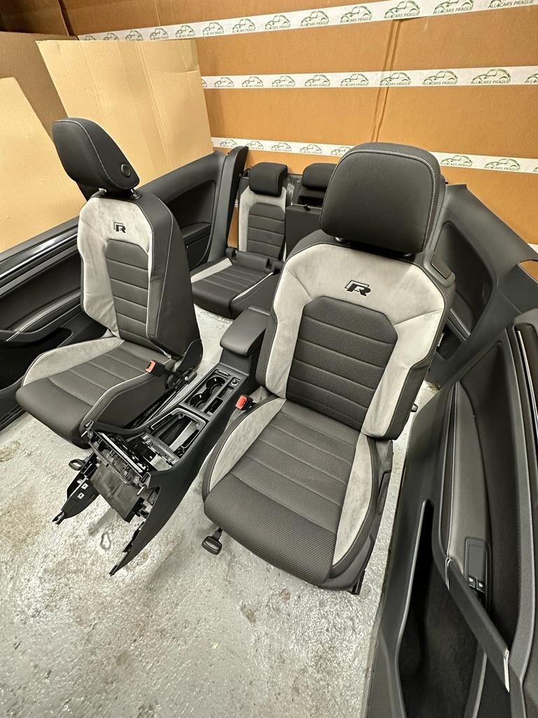 VW GOLF VII DREITÜRIG R-LINE KOMPLETT SITZEN SITZAUSSTATTUNG+TAPISSERIE TEST CAR - Obrázek 6