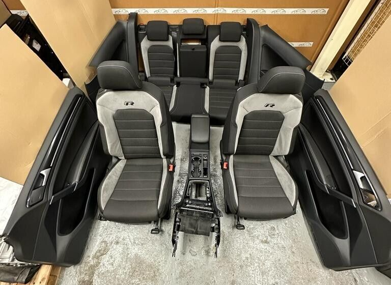 VW GOLF VII DREITÜRIG R-LINE KOMPLETT SITZEN SITZAUSSTATTUNG+TAPISSERIE TEST CAR