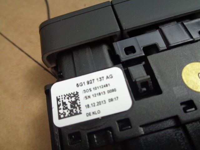VW GOLF VII GTE BEDIENEINHEIT DRUCKTASTEN 5G1927137AG Fast Neu Teil d v Test Car - Obrázek 4