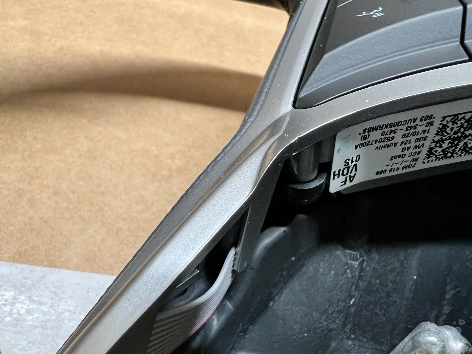 VW MULTIFUNKTION R LEDER LENKRAD 2GM419089AF NEU!!!! - Obrázek 7