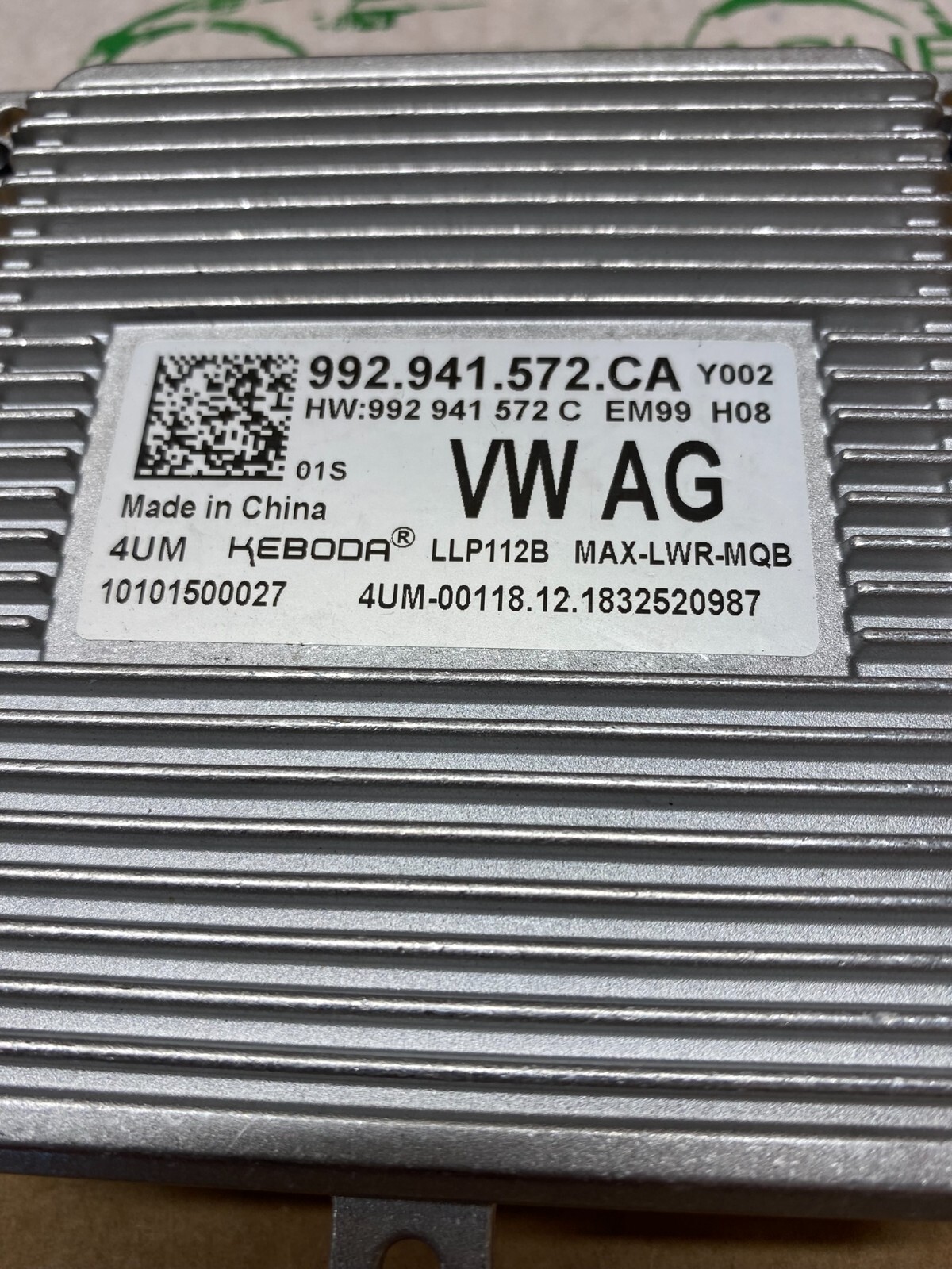 VW PASSAT 2015 LEISTUNGSMODUL FUR HAUPLICHTELEKTRONIK 992941572CA ORIG. NEU!! - Obrázek 5