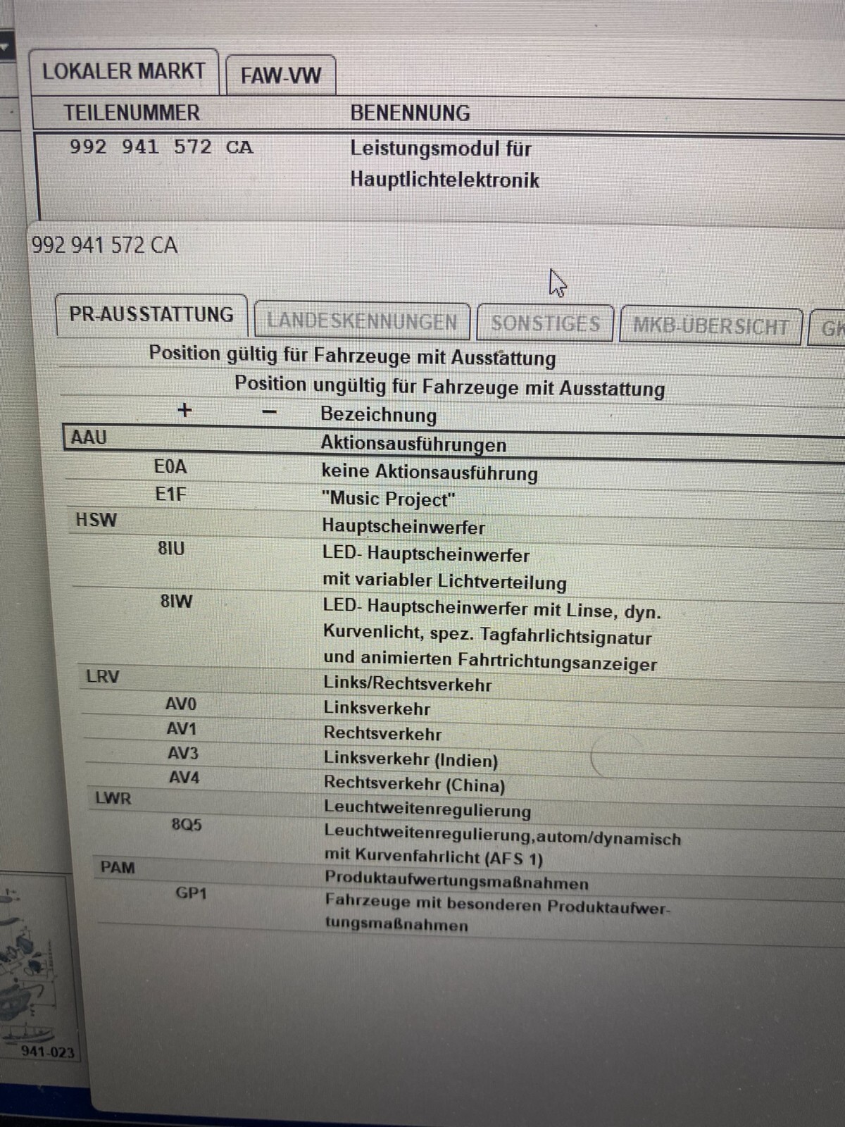 VW PASSAT 2015 LEISTUNGSMODUL FUR HAUPLICHTELEKTRONIK 992941572CA ORIG. NEU!! - Obrázek 10