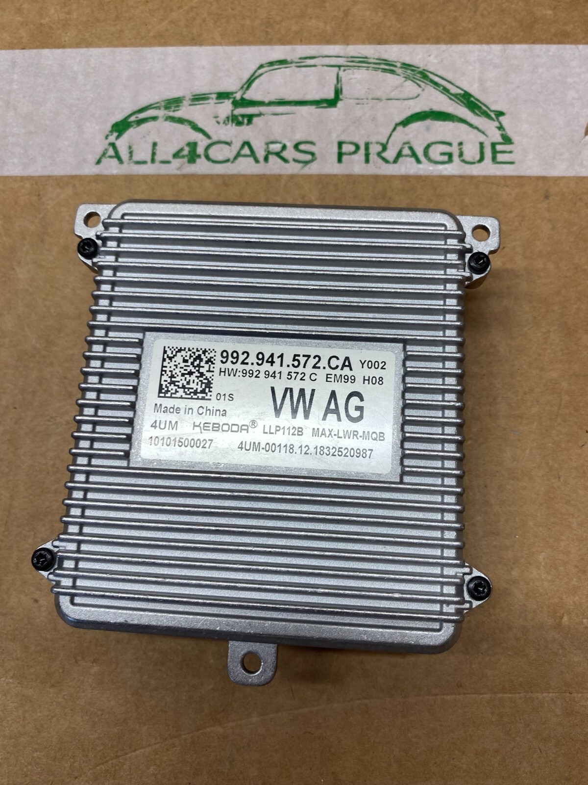 VW PASSAT 2015 LEISTUNGSMODUL FUR HAUPLICHTELEKTRONIK 992941572CA ORIG. NEU!!