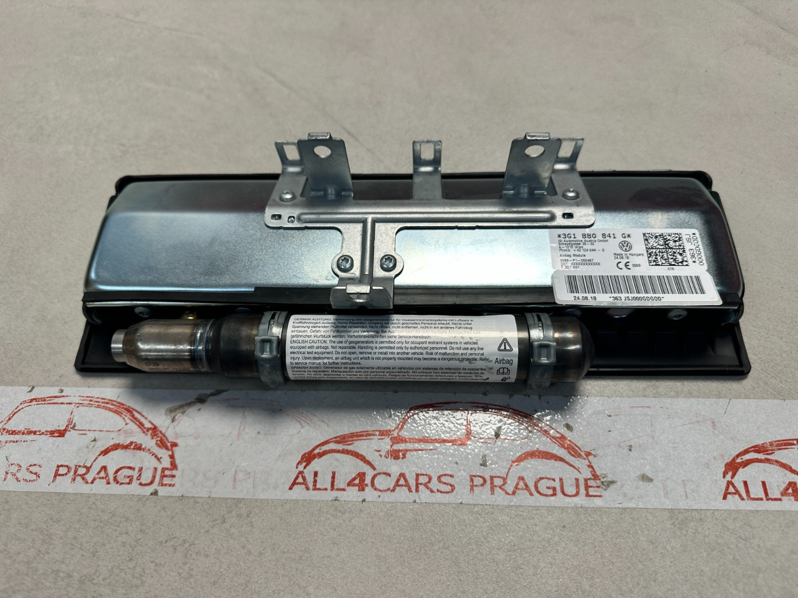 VW PASSAT 3G , VW ARTEON KNIESCHUTZ FAHRER BALLON-KISSEN 3G1880841G ORIG. VW NEU - Obrázek 3