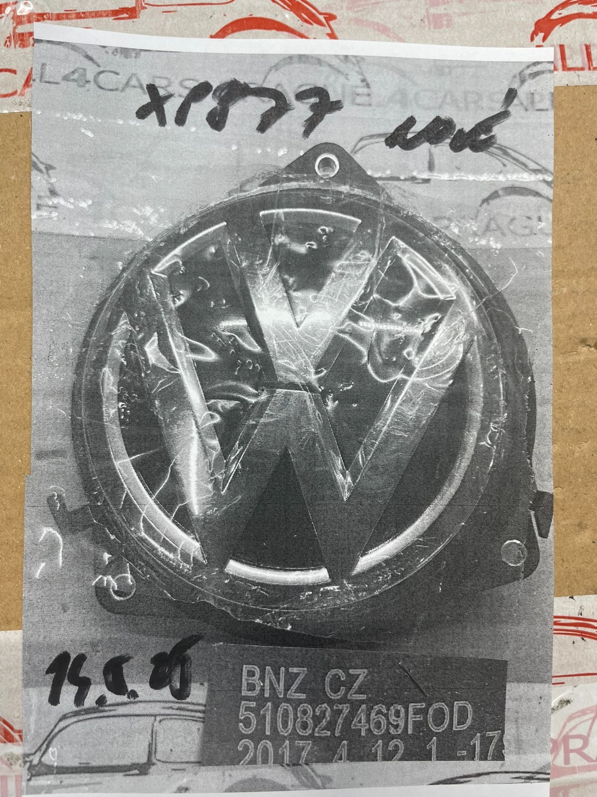 VW PASSAT ARTEON GOLF SPORTSVAN HECKKLAPPENÖFFNER LOGO HECKKLAPPE 510827469 NEU - Obrázek 25