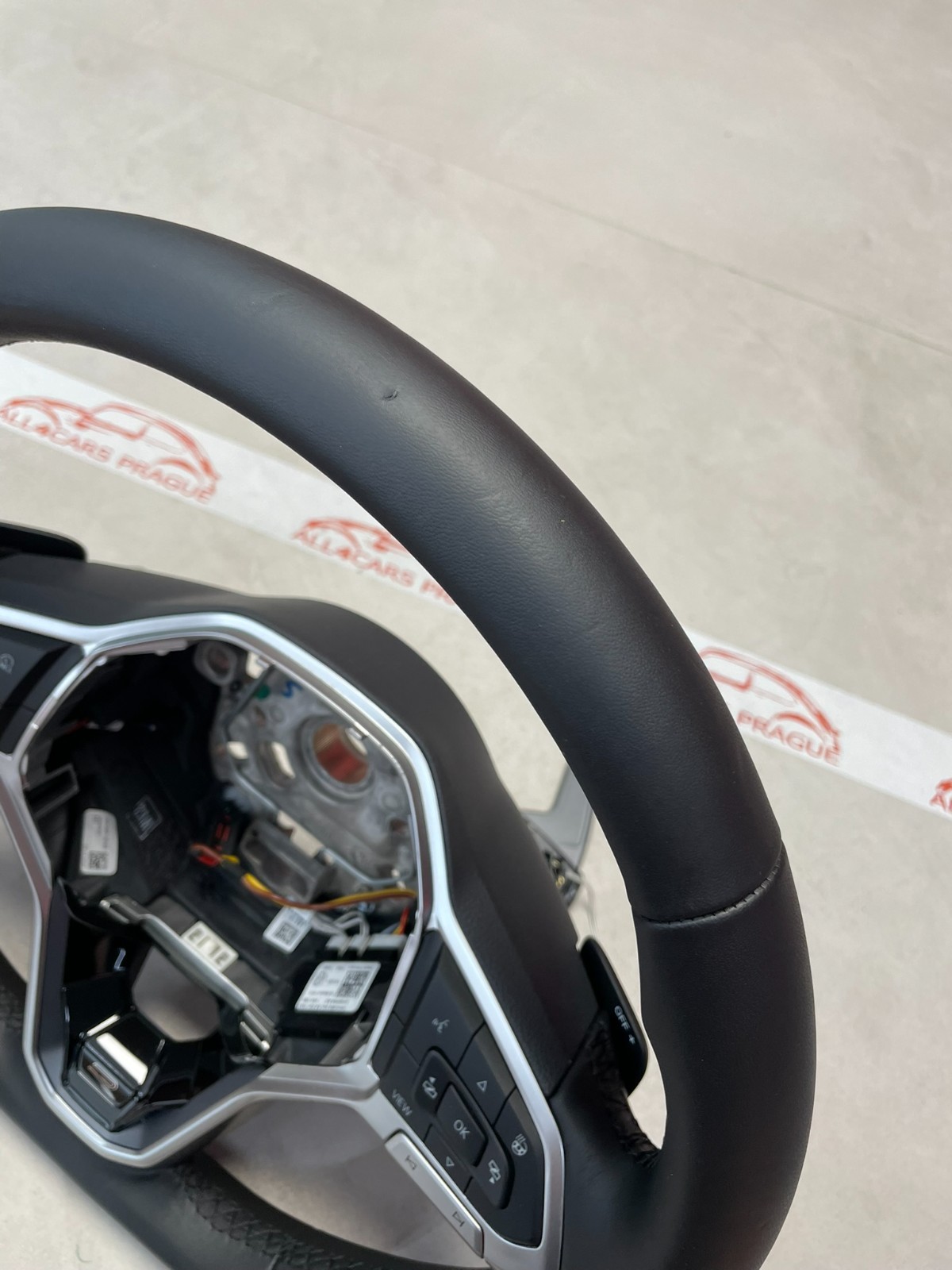 VW PASSAT LENKRAD SPORT LEDER BEHEIZT ABGEFLACHT R PADELS 5H0419089QG FAST NEU - Obrázek 16