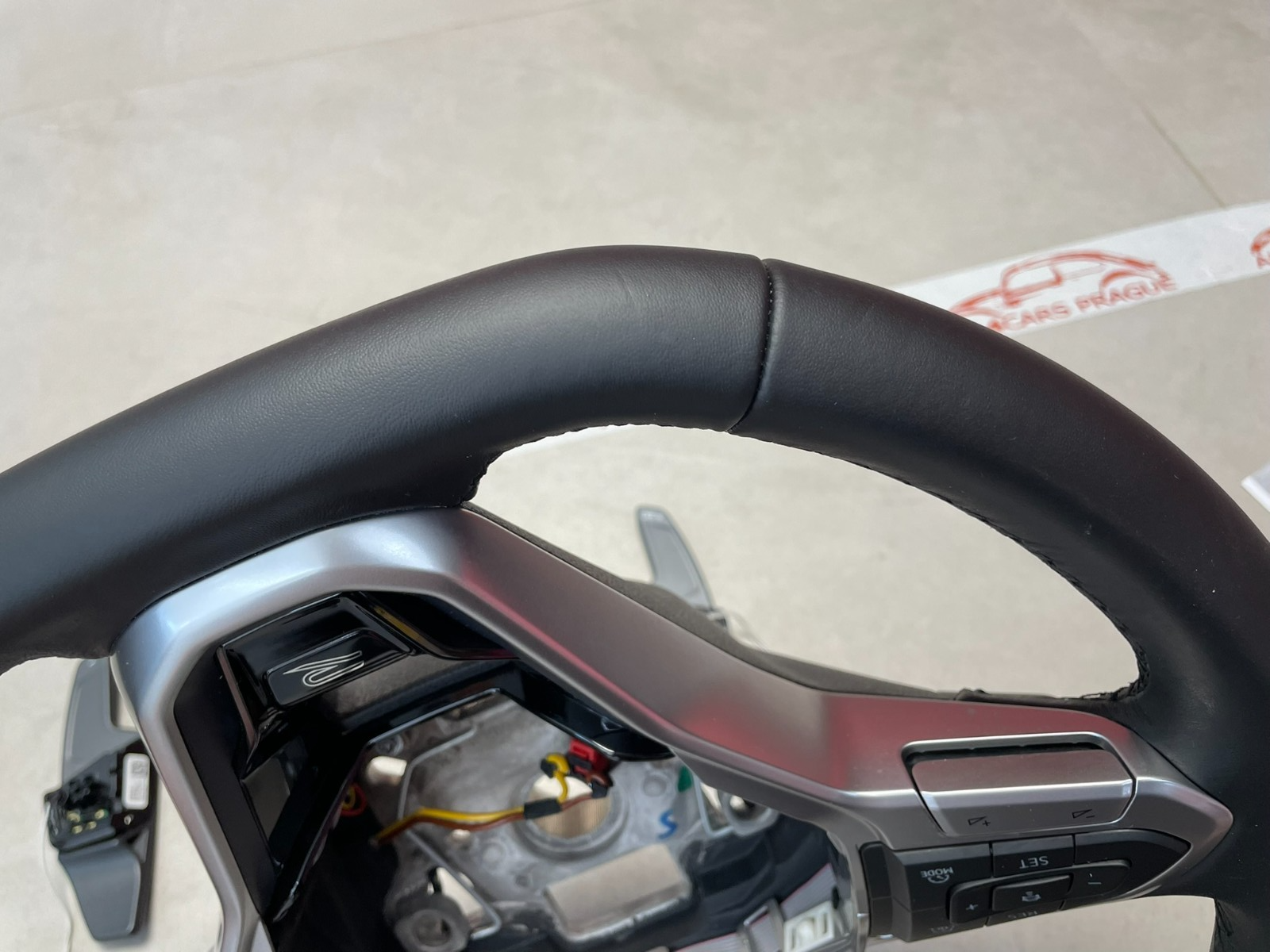 VW PASSAT LENKRAD SPORT LEDER BEHEIZT ABGEFLACHT R PADELS 5H0419089QG FAST NEU - Obrázek 17