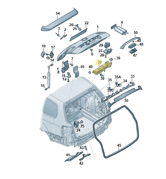 VW PASSAT VARIANT HECKKLAPPE ANTRIEB ANTRIEBSMOTOR 3C9827384E DEM VOM TEST CAR - Obrázek 3