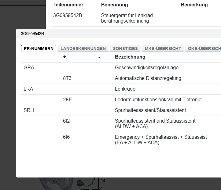 VW SEAT STEUERGERÄT FÜR LENKRAD BERÜHRUNGSERKENNUNG 3G0959542B ORIG.NEU!! - Obrázek 5