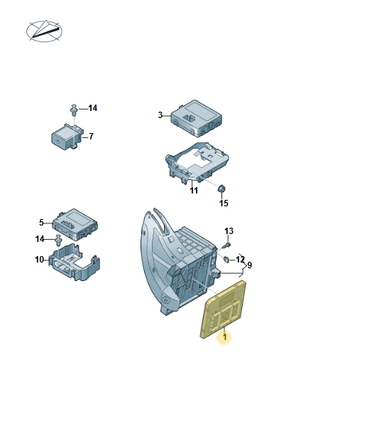 VW ŠKODA SEAT BCM STEUERGERÄT FÜR KOMFORTSYSTEM BORDNETZ 5WA937084AG TEST CAR - Obrázek 4