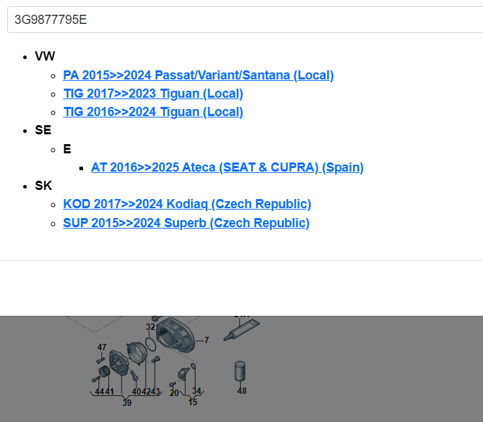 VW SKODA SEAT SCHIEBEDACHMOTOR 3G9877795E FAST NEU TEIL DEM VOM TEST WAGEN..... - Obrázek 5