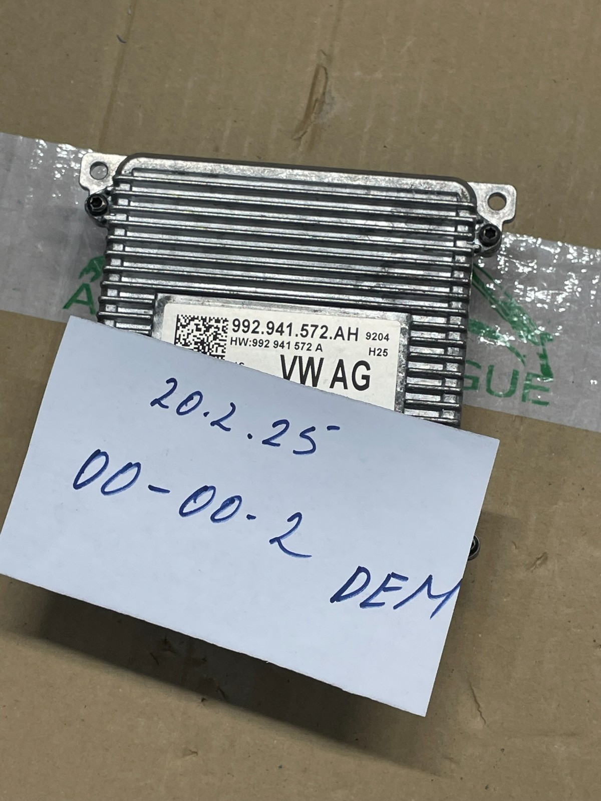 VW ŠKODA SEAT STEUERGERÄT FÜR SCHEINWERFER 992941572AH DEMONT VOM TEST WAGEN VW - Obrázek 15