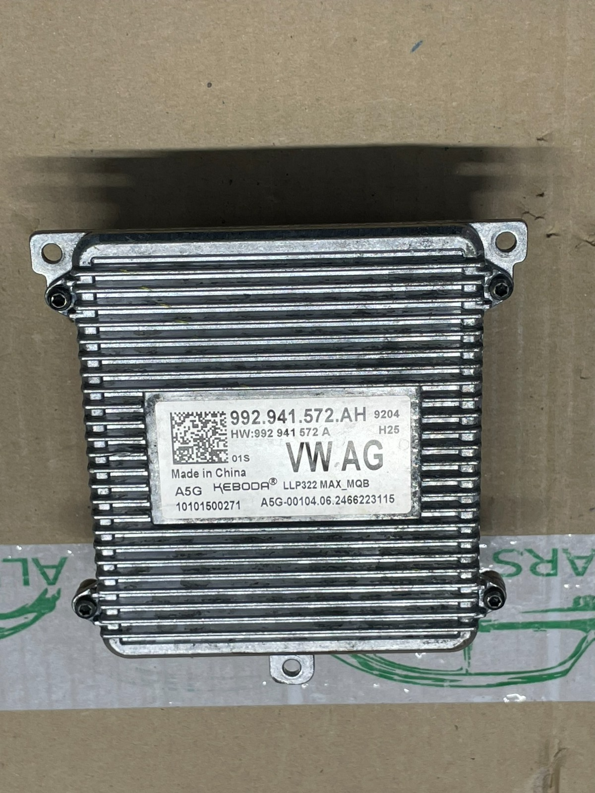 VW ŠKODA SEAT STEUERGERÄT FÜR SCHEINWERFER 992941572AH DEMONT VOM TEST WAGEN VW - Obrázek 8