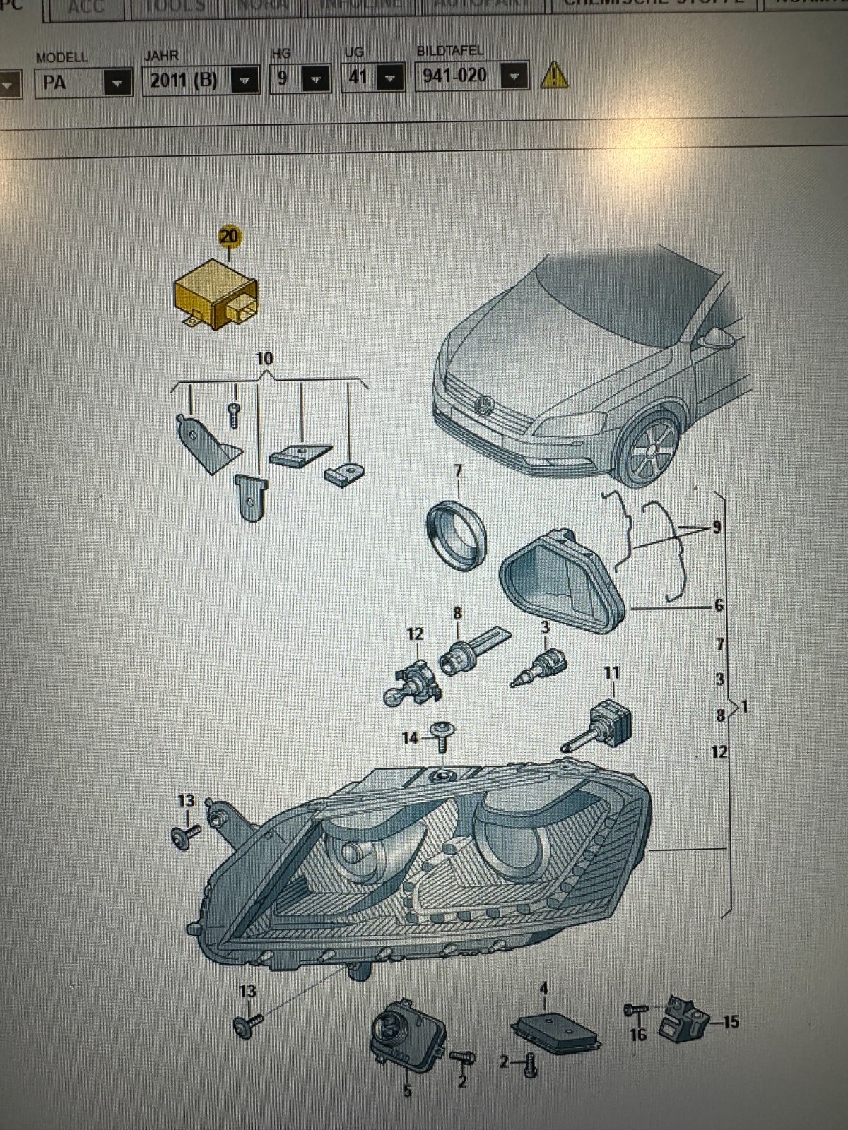 VW STEUERGERÄT LEUCHT WEITEN REGULIERUNG AFS 5M0907357F ORIG.NUR 95-KM STAND !! - Obrázek 14