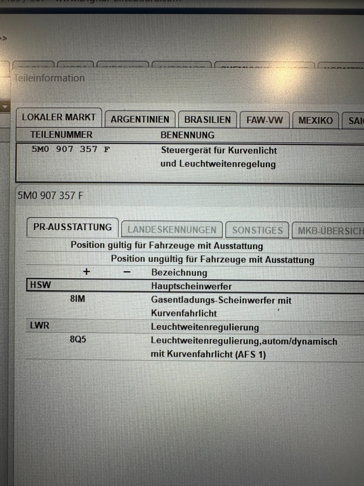 VW STEUERGERÄT LEUCHT WEITEN REGULIERUNG AFS 5M0907357F ORIG.NUR 95-KM STAND !! - Obrázek 15