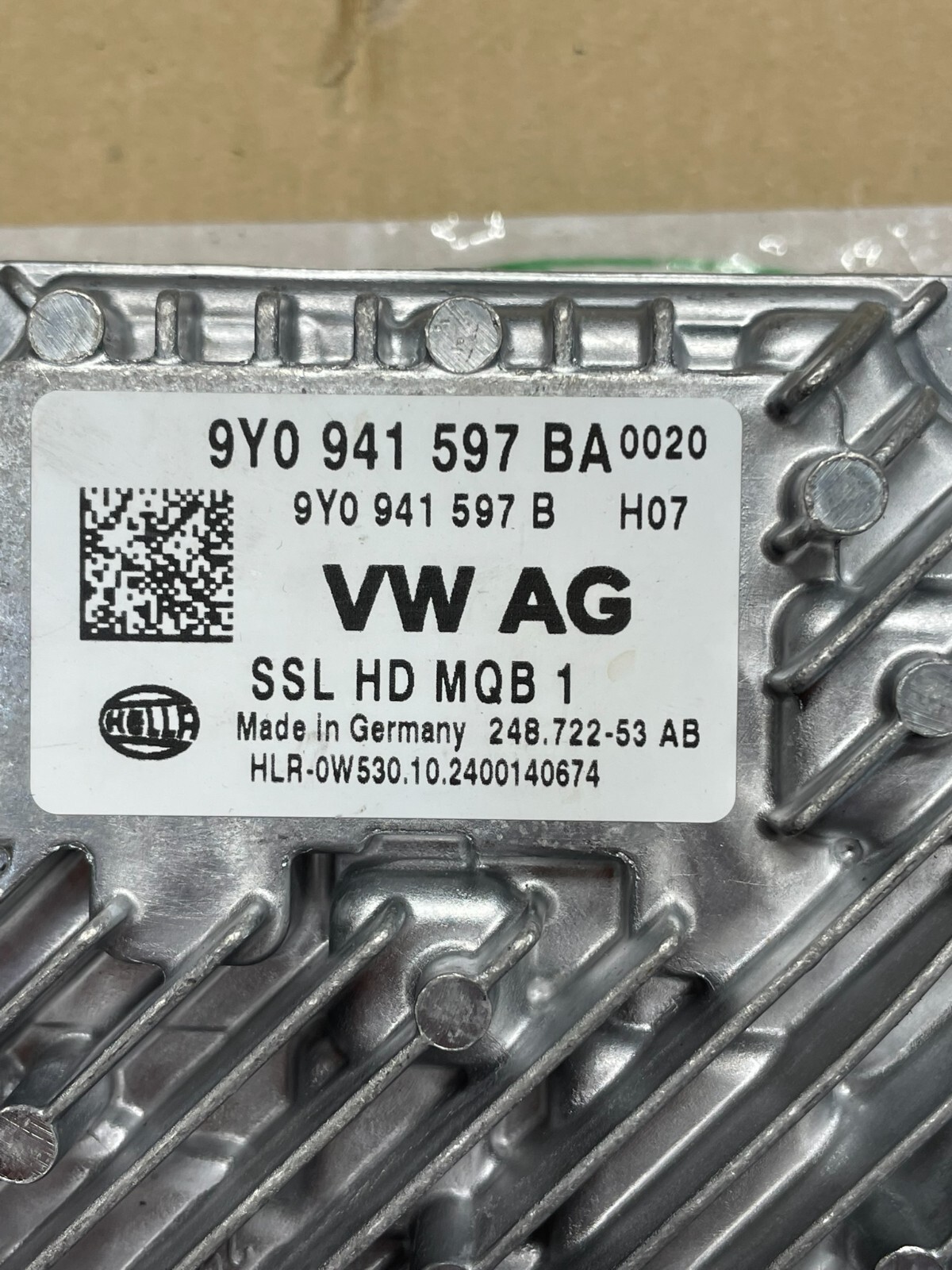 VW TIGUAN SEAT TERRAMAR SCHEINWERFER STEUERGERÄT 9Y0941597BA DEMONT VOM TEST CAR - Obrázek 4