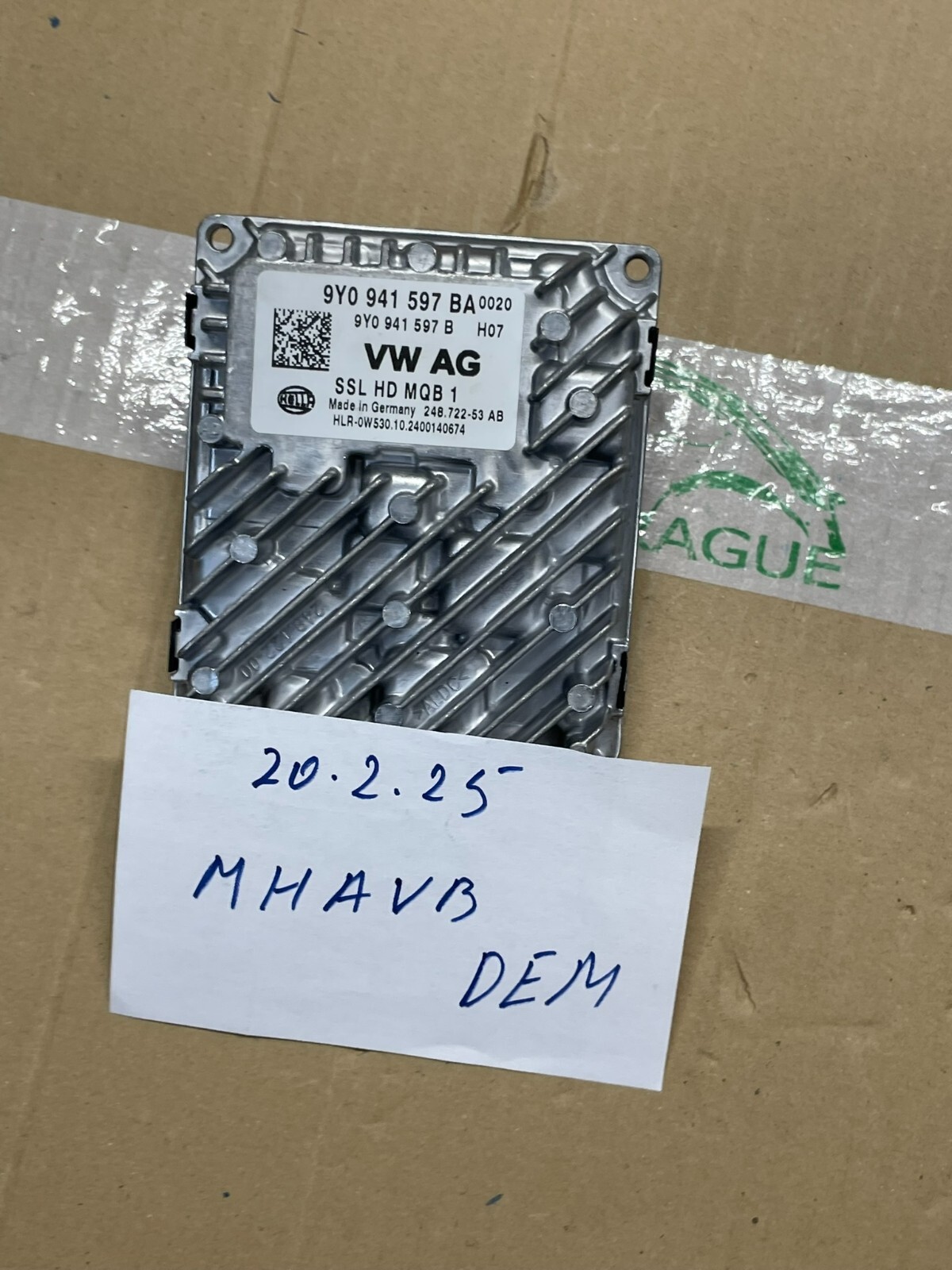 VW TIGUAN SEAT TERRAMAR SCHEINWERFER STEUERGERÄT 9Y0941597BA DEMONT VOM TEST CAR - Obrázek 8